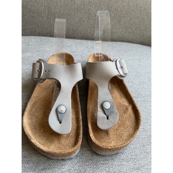 Birkenstock Gizeh Big Buckle High Shine Sandals Sz 38 Women's 7 - Picture 13 of 13